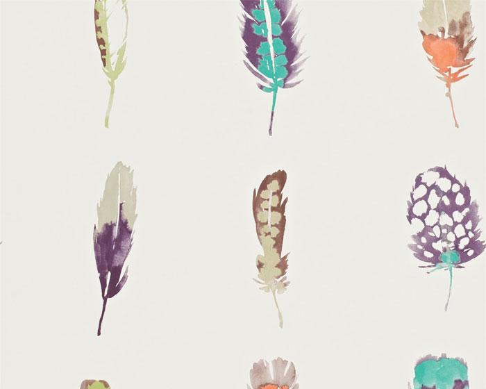 Harlequin Limosa Loganberry/Papaya/Lagoon 111073 Wallpaper