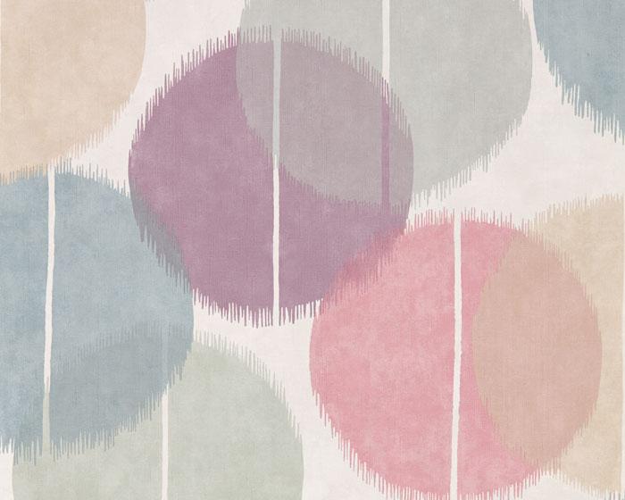 Harlequin Circulo Viola/Fawn 111453 Wallpaper