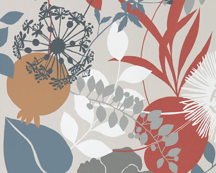 Harlequin Doyenne Chalk/Copper/Sepia 111492 Wallpaper