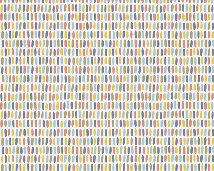 Scion Tikku Grapefruit/Sunshine/Ink 111527 Wallpaper