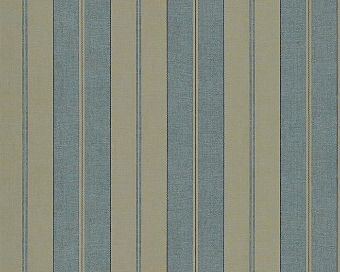 Ralph Lauren Seaworthy Stripe Vintage Blue PRL5028/02 Wallpaper