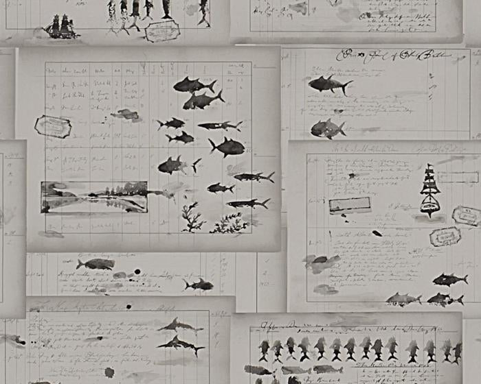 Ralph Lauren Captains Log Smoke PRL5025/01 Wallpaper