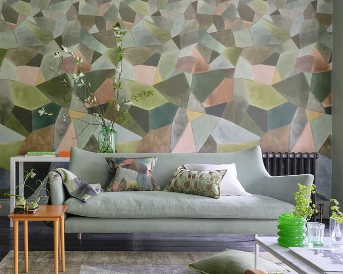 Designers Guild Geo Moderne Jade PDG1110/01 Wallpaper
