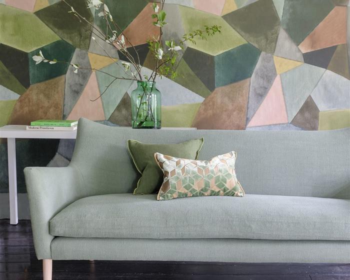 Designers Guild Geo Moderne Jade PDG1110/01 Wallpaper