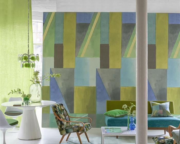 Designers Guild Alphonse Azure PDG1109/01 Wallpaper