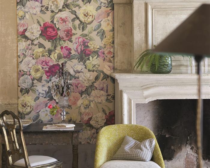 Designers Guild Octavia - Linen P608/01 Wallpaper