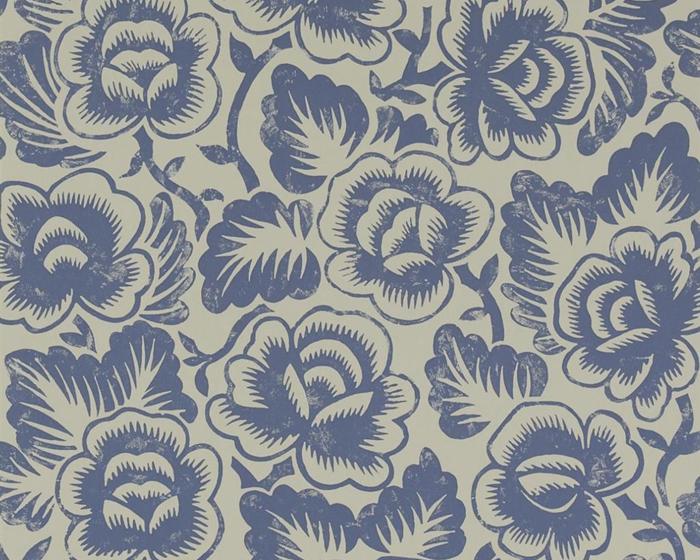 Designers Guild  Rosario - Slate P592/06 Wallpaper