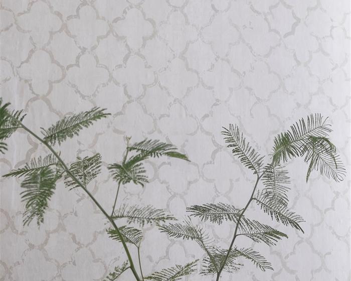 Designers Guild Chinese Trellis - Platinum PDG650/08 Wallpaper