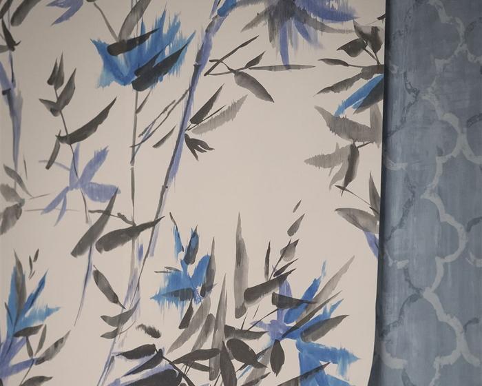 Designers Guild Bamboo - Cobalt PDG652/05 Wallpaper