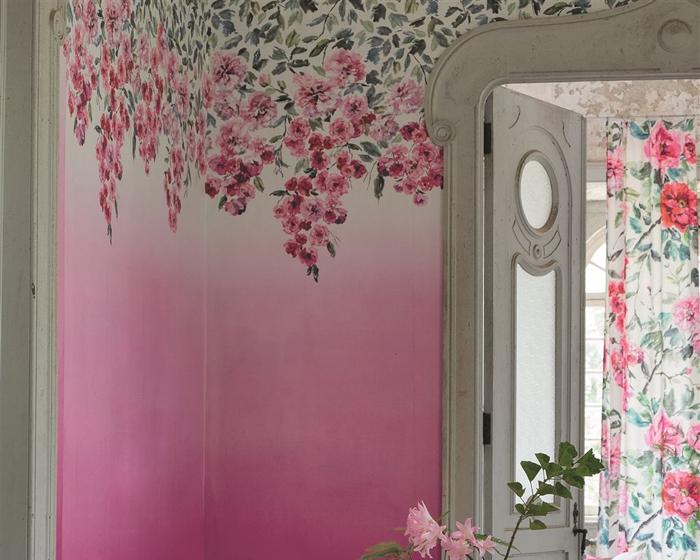 Designers Guild Trailing Rose - Peony PDG656/01 Wallpaper