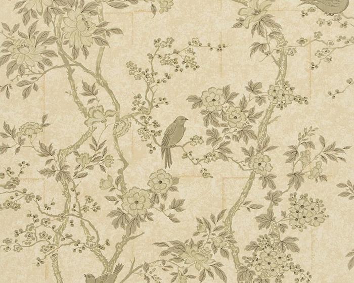 Ralph Lauren Marlowe Floral - Mother of Pearl PRL048/06 Wallpaper