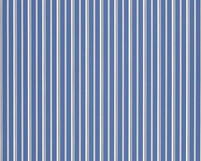 Ralph Lauren Laurelton Stripe - Porcelain Blue PRL035/01 Wallpaper
