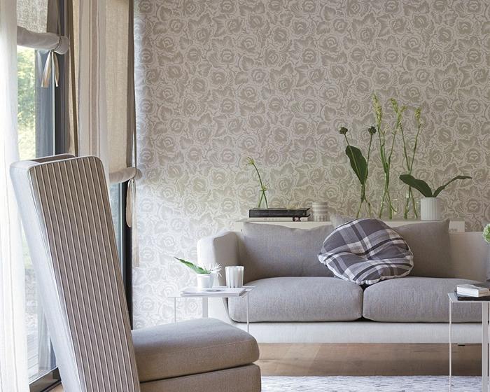 Designers Guild  Rosario - Noir P592/05 Wallpaper