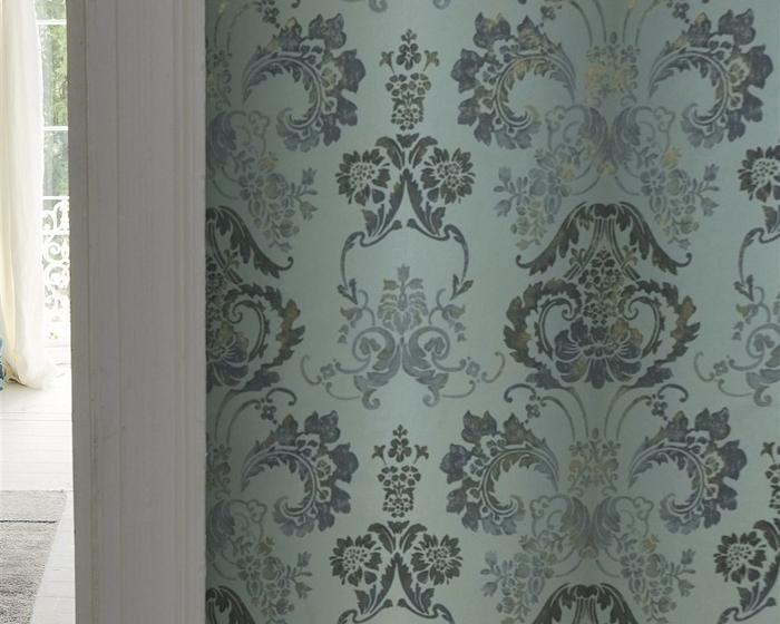 Designers Guild Kashgar - Zinc P619/07 Wallpaper