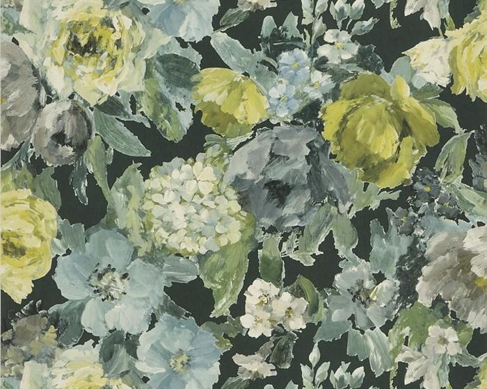 Designers Guild Roseto - Slate PDG675/02 Wallpaper