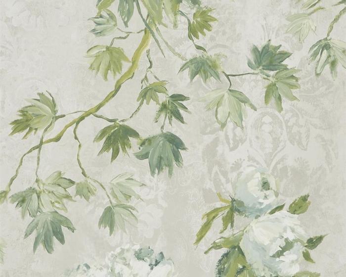 Designers Guild Floreale - Steel PDG673/05 Wallpaper