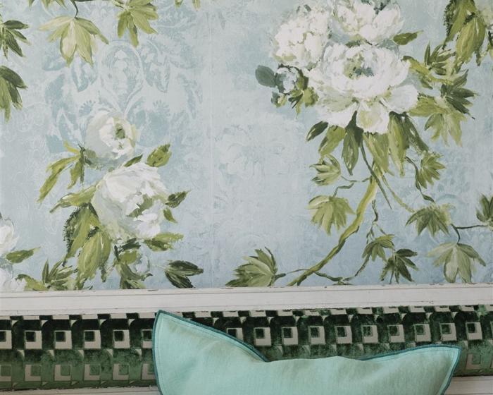 Designers Guild Floreale - Steel PDG673/05 Wallpaper