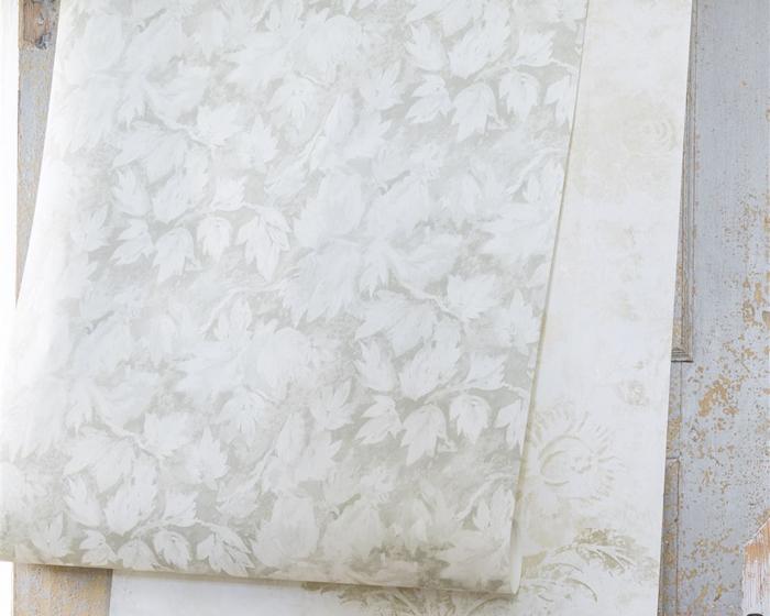 Designers Guild Fresco Leaf - Pearl PDG679/05 Wallpaper