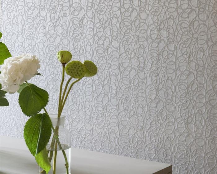 Designers Guild Girandole - Silver PDG690/04 Wallpaper