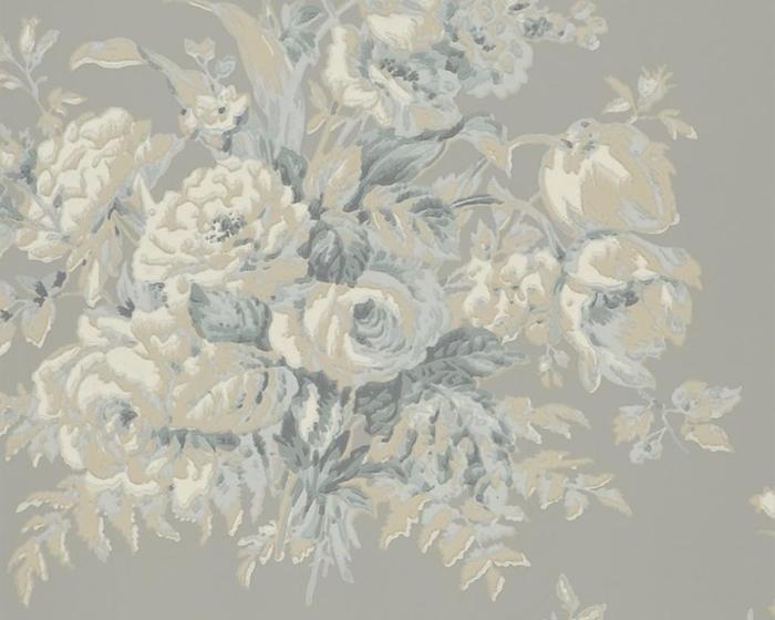 Ralph Lauren Francoise Bouquet - Slate PRL706/06 Wallpaper