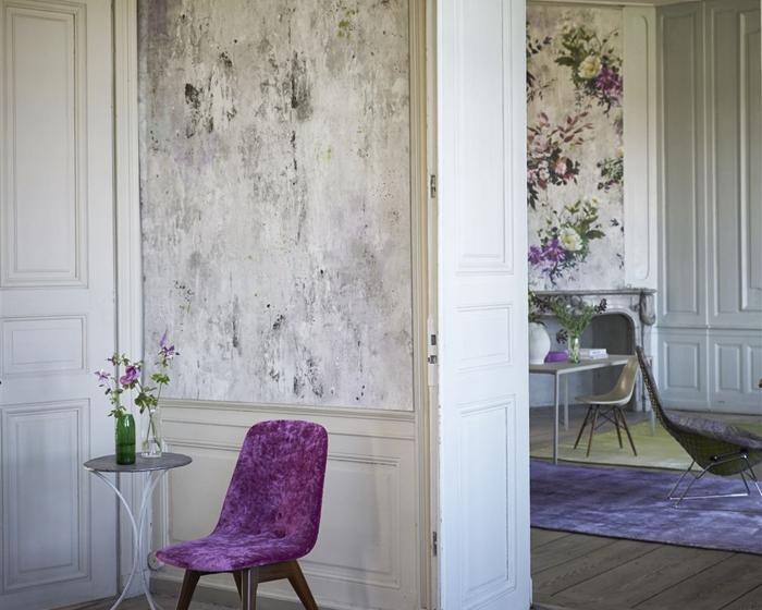 Designers Guild Corneille - Slate Blue PDG718/03 Wallpaper