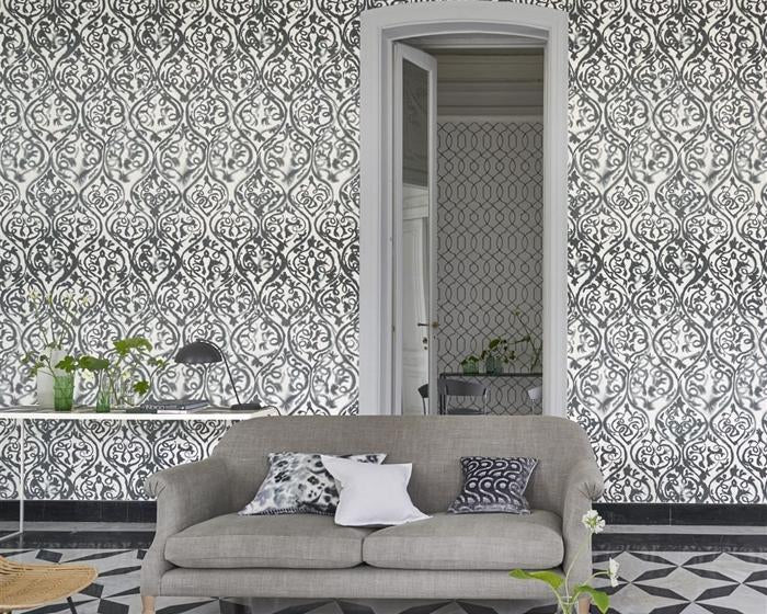 Designers Guild Arabesque Graphite PDG1029/02 Wallpaper