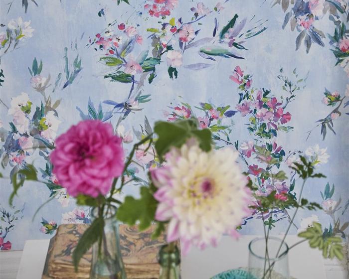 Designers Guild Berettino Sky PDG1024/01 Wallpaper