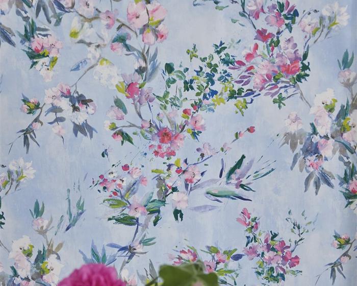 Designers Guild Berettino Silver PDG1024/03 Wallpaper