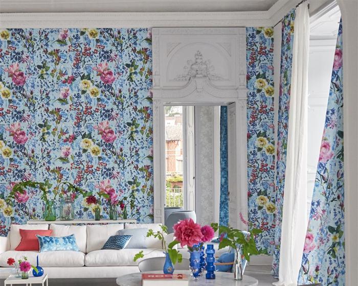 Designers Guild Majolica Cornflower PDG1028/01 Wallpaper
