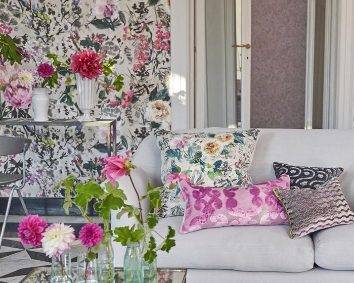 Designers Guild Majolica Slate PDG1028/02 Wallpaper