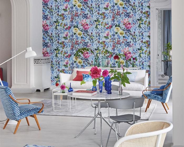 Designers Guild Majolica Cornflower PDG1028/01 Wallpaper