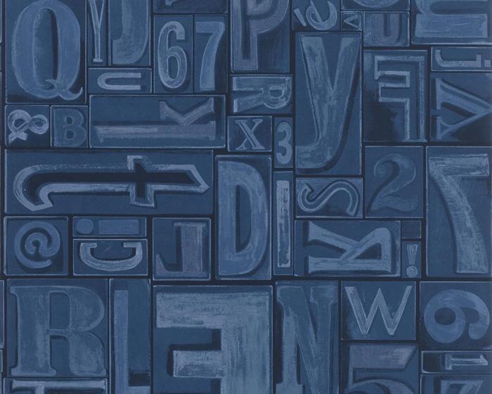Ralph Lauren Copeley Letterpress Ink PRL5007/03 Wallpaper