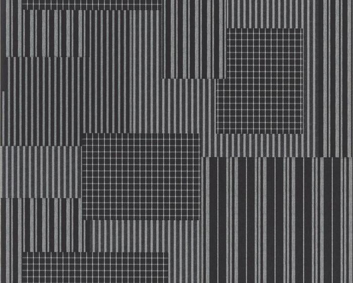 Ralph Lauren Rivington Patchwork Vintage Black PRL5004/02 Wallpaper