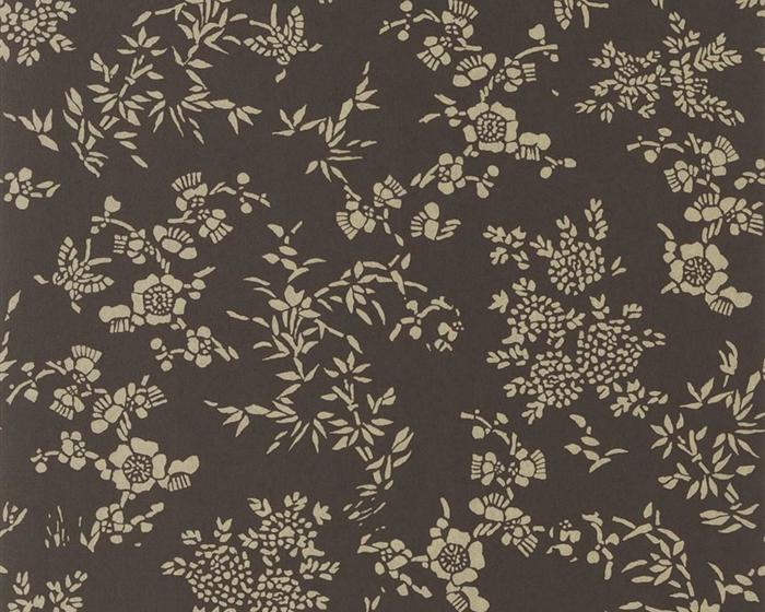 Ralph Lauren Teabowl Calico Chocolate PRL5006/05 Wallpaper