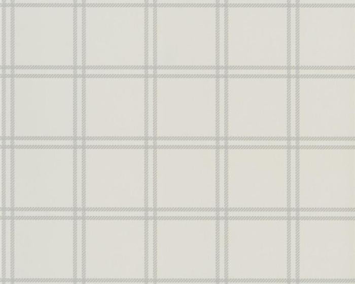Ralph Lauren Shipley Windowpane Light Grey PRL5001/05 Wallpaper