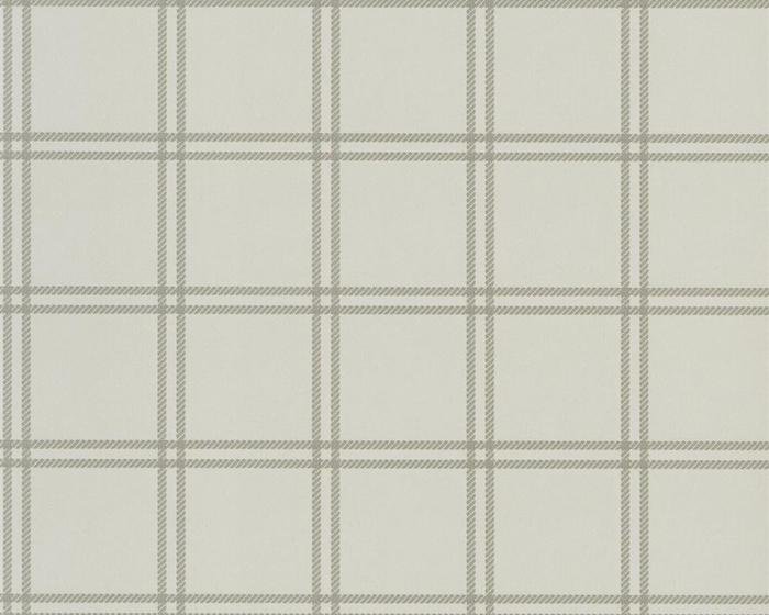 Ralph Lauren Shipley Windowpane Stone PRL5001/04 Wallpaper