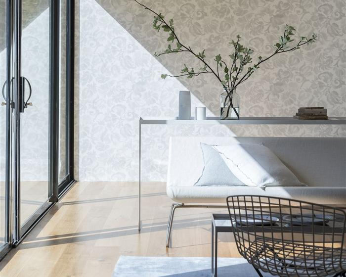 Designers Guild Katagami Silver PDG1043/07 Wallpaper