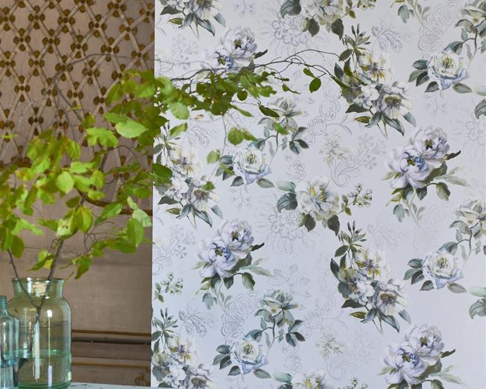 Designers Guild Victorine Cloud PDG1051/02 Wallpaper