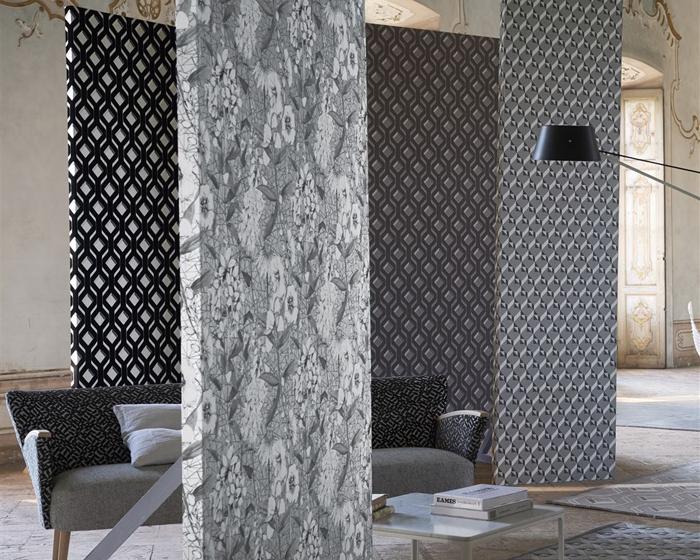 Designers Guild Dufrene Noir PDG1055/07 Wallpaper