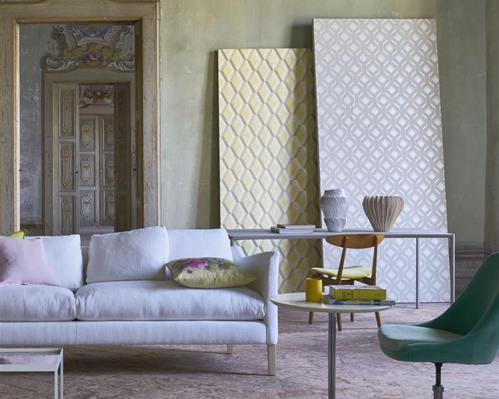 Designers Guild Jourdain Limelight PDG1054/03 Wallpaper