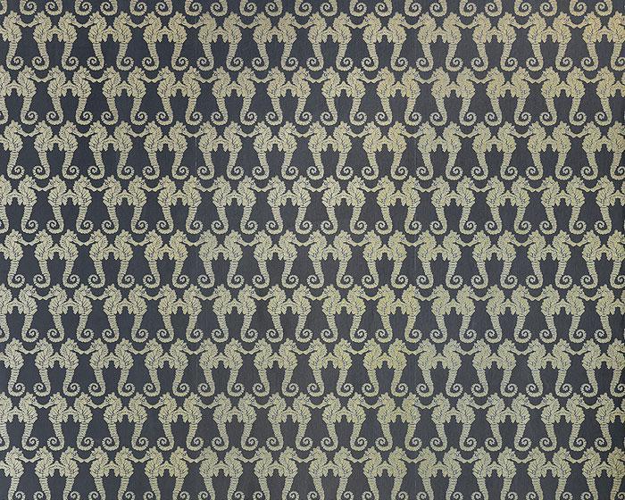 Barneby Gates Seahorse in Charcoal/Gold