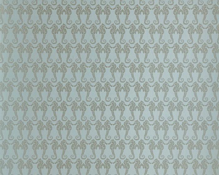 Barneby Gates Seahorse in Eau De Nil Wallpaper BG1400102
