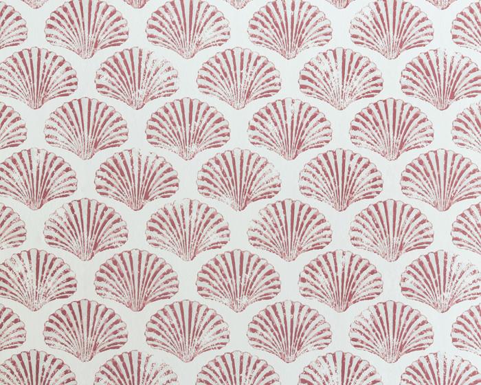 Barneby Gates Scallop Shell in Red Wallpaper BG2100101