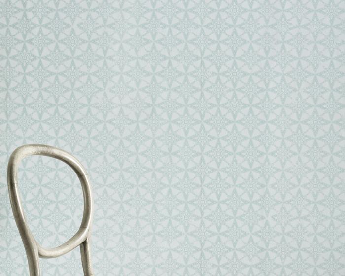 Barneby Gates Star Tile in Sage Wallpaper BG2000201