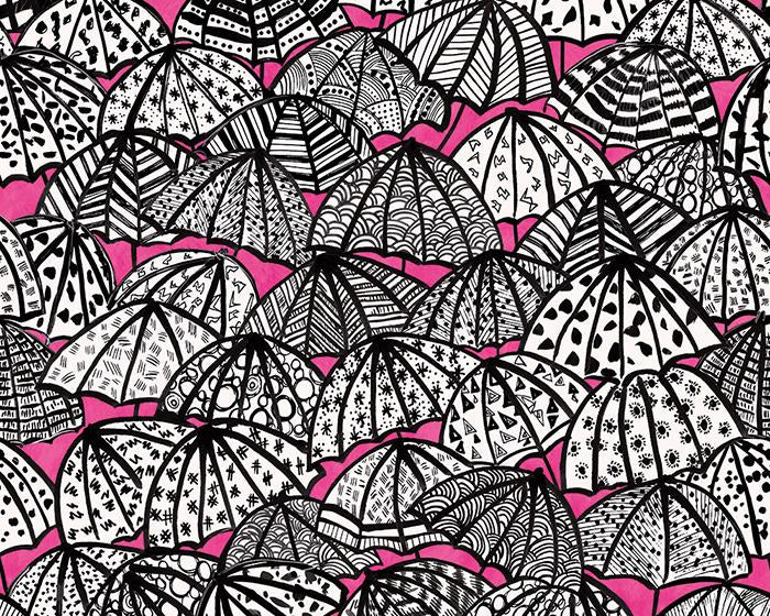 OHPOPSI Jolly Brollies Pop Wallpaper CEP50115W
