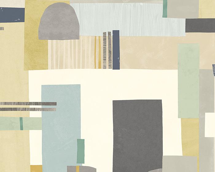 OHPOPSI Blocs Platinum Wallpaper CEP50133W