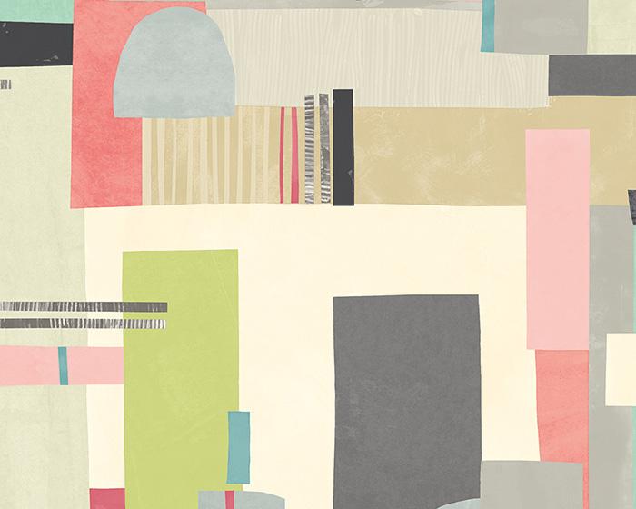 OHPOPSI Blocs Pastel Pop Wallpaper CEP50134W