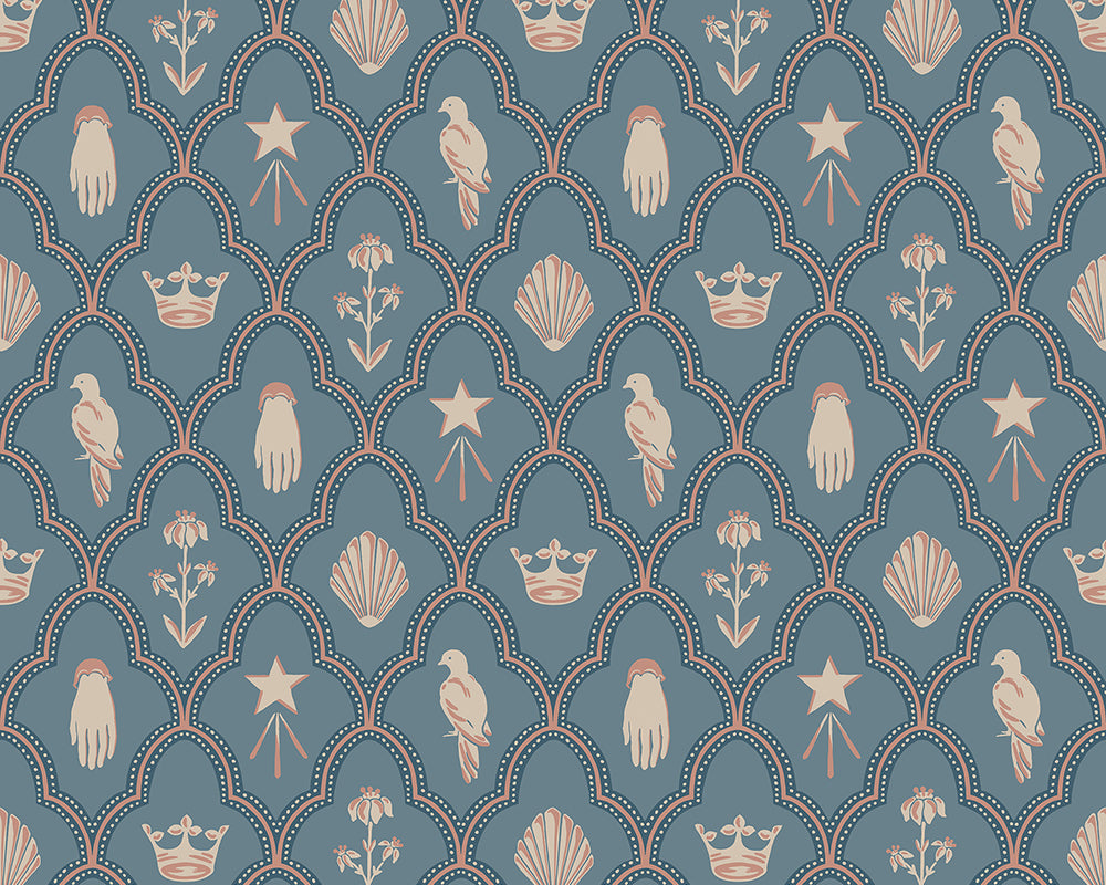 Sandberg Turtledove Barn Wallpaper