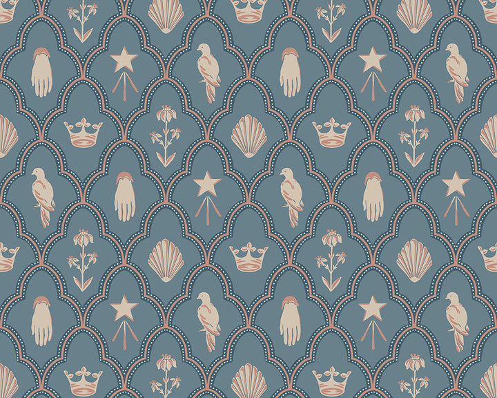 Sandberg Turtledove Barn Wallpaper