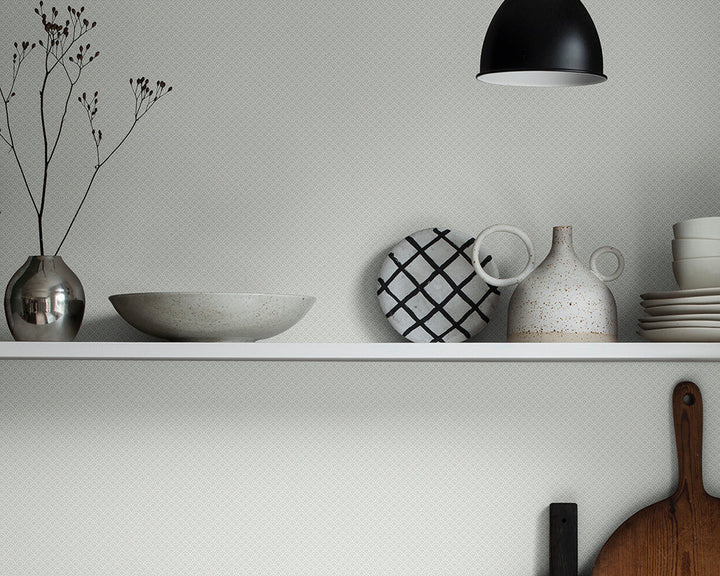 Sandberg Valv Wallpaper in a kitchen